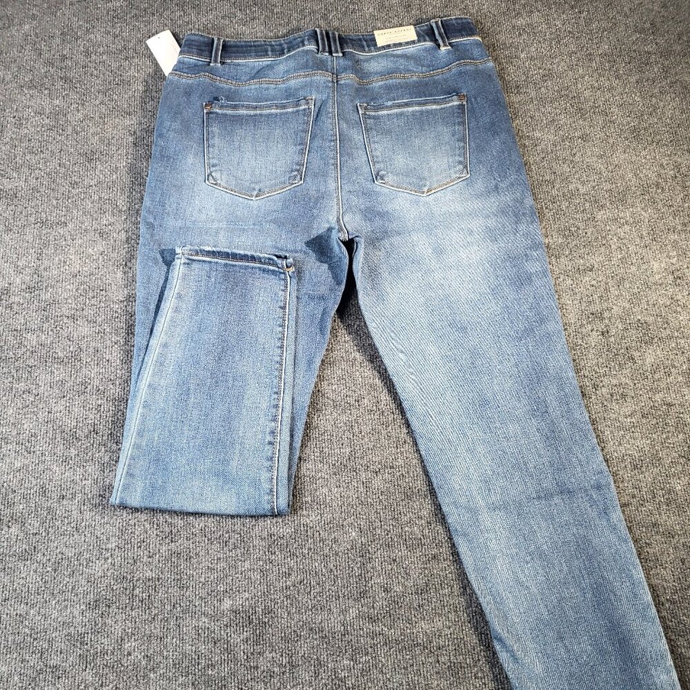 Curve Appeal Women's Jeans Size 14 Nicki High Rise Skinny Capri 14/32 - Picture 9 of 12